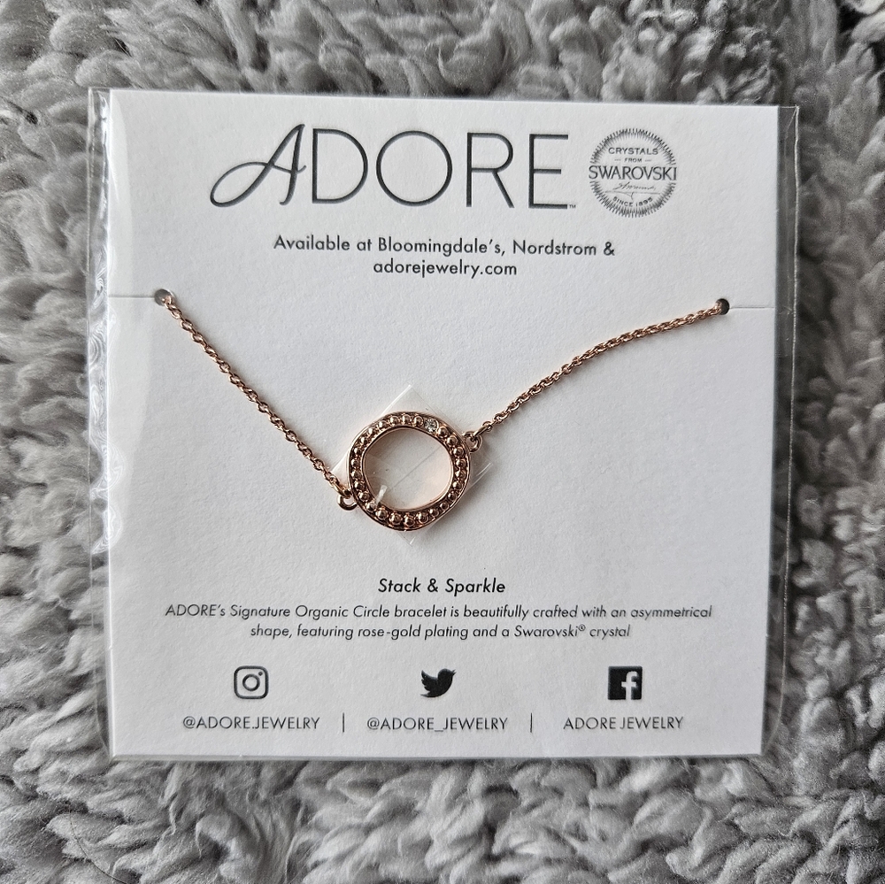 Adore Swarovski crystal bracelet/anklet